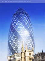 30 St Mary Axe, aka the Gherkin, London, Great Britain